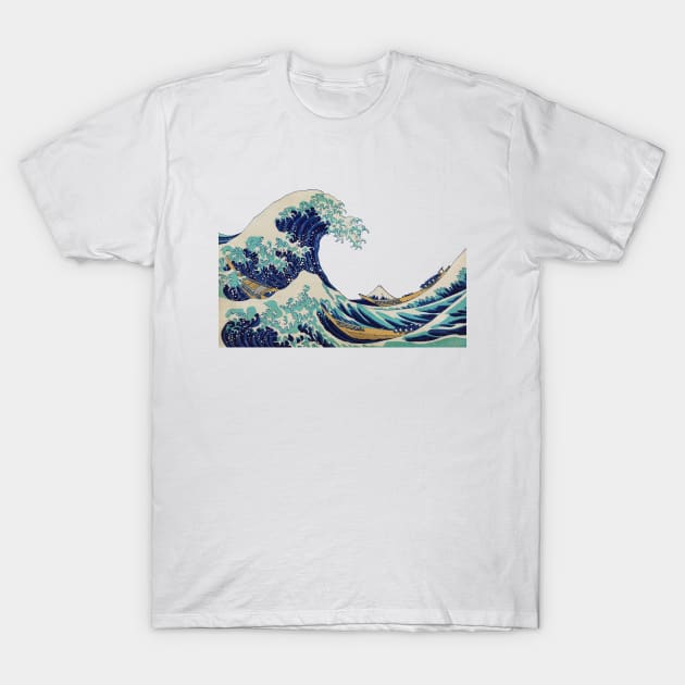 The Great Wave Off Kanagawa T-Shirt by creativewrld